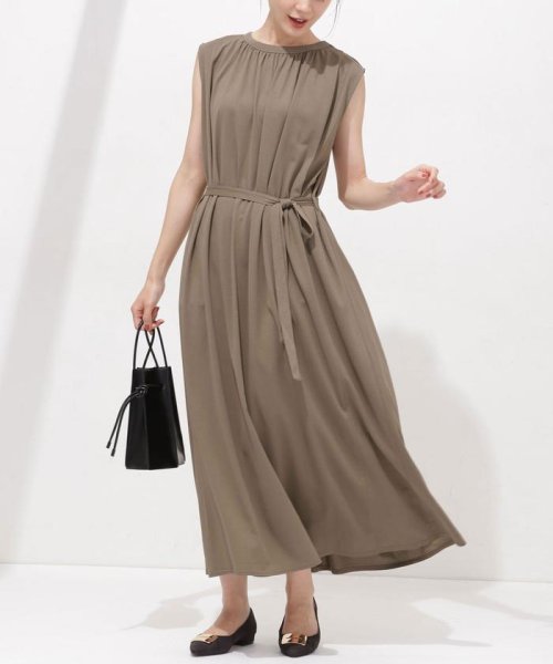 クーポン セール50 Off Anti Soaked 汗染み防止 ギャザーワンピース ノースリーブ ナノ ユニバース Nano Universe D Fashion クーポン セール50 Off Anti Soaked 汗染み防止 ギャザーワンピース ノースリーブ ナノ ユニバース Nano Universe D Fashion