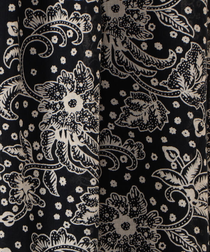 セール】【ne Quittez pas/ヌキテパ】ETHNIC PRINT FLARE SLEEVE