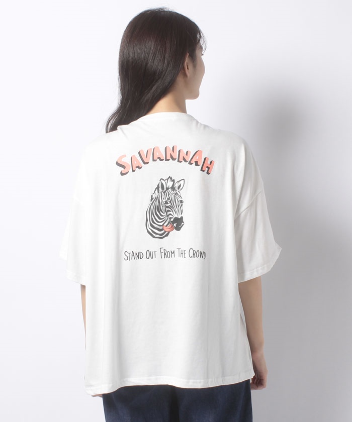 deps S/S PISTE OLIVE オリーブ L デプス Tシャツ 新品 クーポン】しっぽゆるキャラT トップス Tシャツ 半袖 春