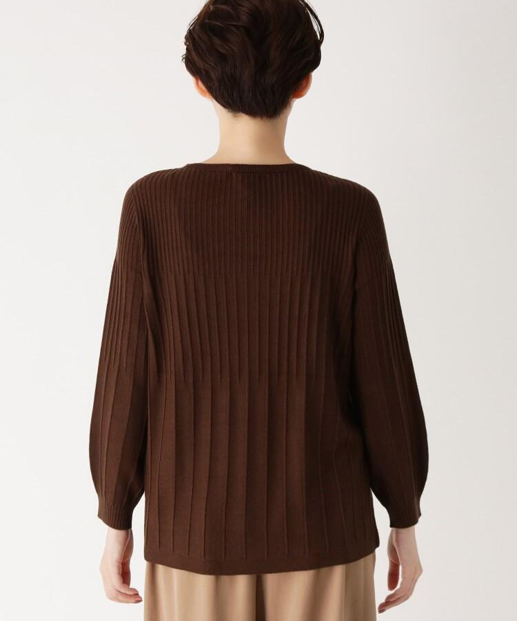 セール 50%OFF】変則リブ編みクルーネックニット(504112257