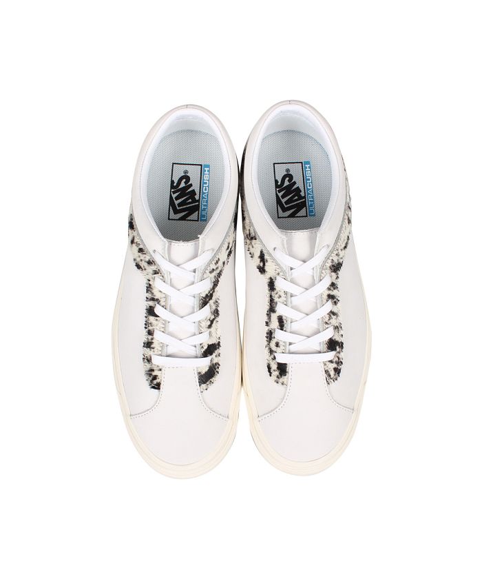 White/Pumice Downtown Bold nappa leather and suede sneakers