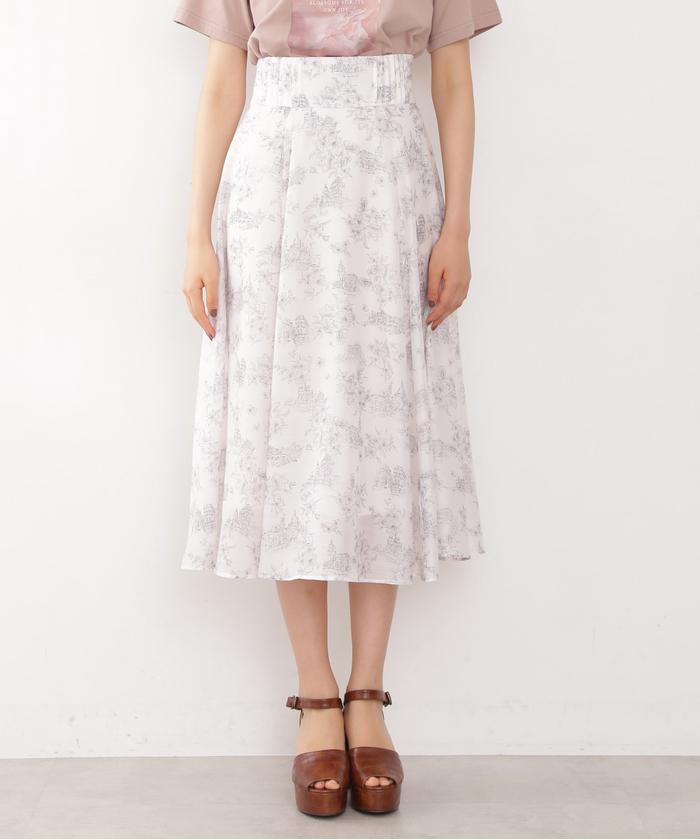 セール 50%OFF】トワルドジュイプリントスカート(504114375 セール 50%OFF】トワルドジュイプリントスカート(504114375