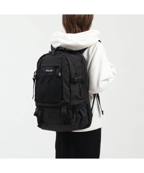 クーポン ミルクフェド リュック Milkfed Neo Embroidery Big Backpack Bar リュックサック 32l 2層 ミルクフェド Milkfed D Fashion