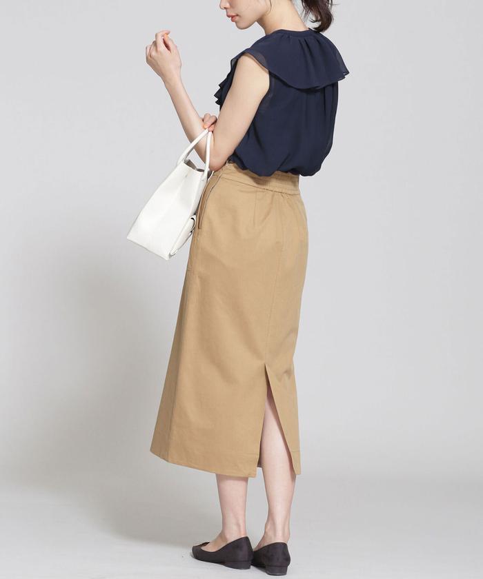 セール 30%OFF】ウエストステッチタイトスカート(504088115