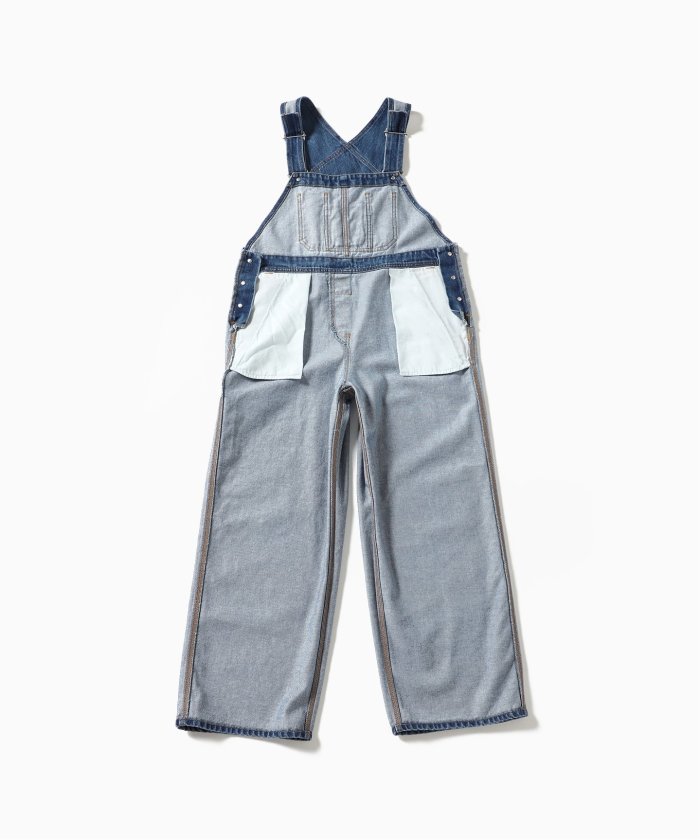 LE DENIM ルーズオーバーオール◇