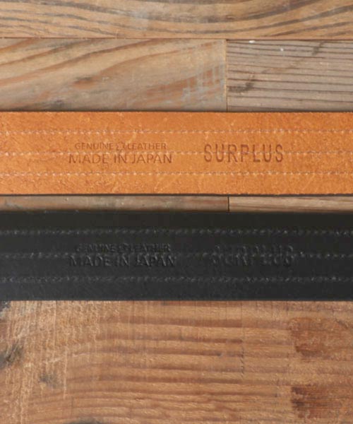 クーポン】【SURPLUS/サープラス】 彫線ステッチベルト 革 革 クーポン】【SURPLUS/サープラス】 彫線ステッチベルト 革 革