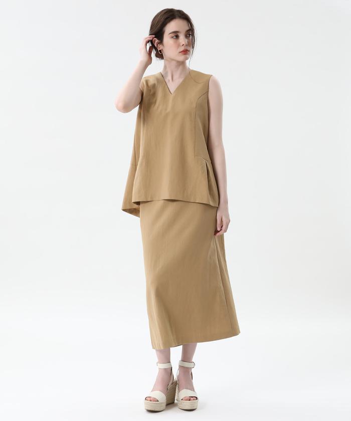 セール】《Maglie par ef－de》バックシャンノースリーブ