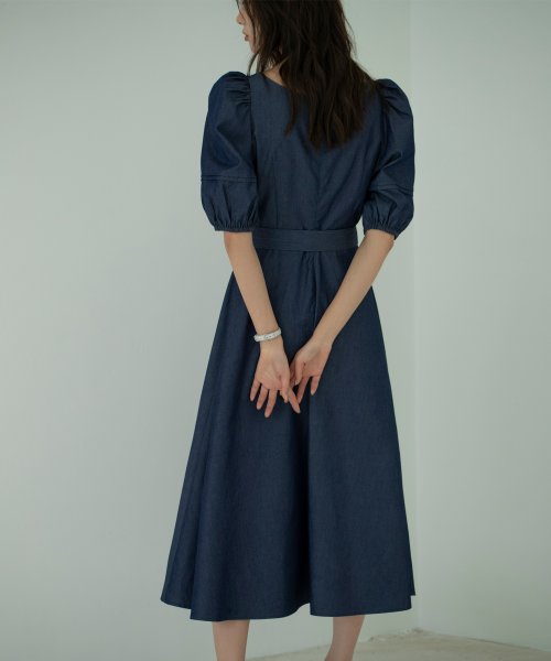 クーポン セール25 Off デニム生地ボリュームスリーブスモックワンピース セゾン ド パピヨン Saison De Papillon D Fashion クーポン セール25 Off デニム生地ボリュームスリーブスモックワンピース セゾン ド パピヨン Saison De Papillon D Fashion