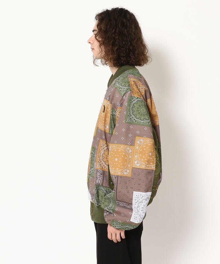 LIBERE リベーレ /BANDANA BOMBER JACKET バンダナ柄ボンバー LIBERE リベーレ /BANDANA BOMBER JACKET バンダナ柄ボンバー