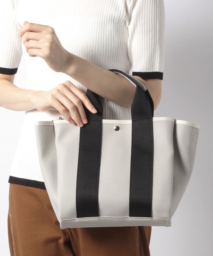 【新品タグ付き】 ウタオ CACHECACHE テープトートバッグ 2way ロングセラー＞カシュカシュ cache cache 太ショルダー付き2way