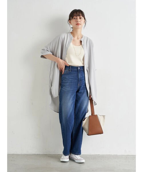 セール バックティアードチュニック 半袖 アースミュージック エコロジー Earth Music Ecology D Fashion