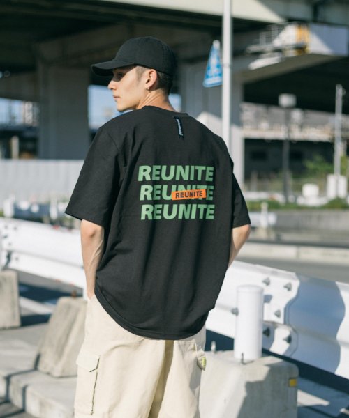 クーポン セール50 Off プリントt メンズ レディース 半袖 Tシャツ カットソー バックプリント 韓国ブランド Teeazstudio Reunite オーバーサイズ ビッグシルエッ ロッキーモンロー Rocky Monroe D Fashion