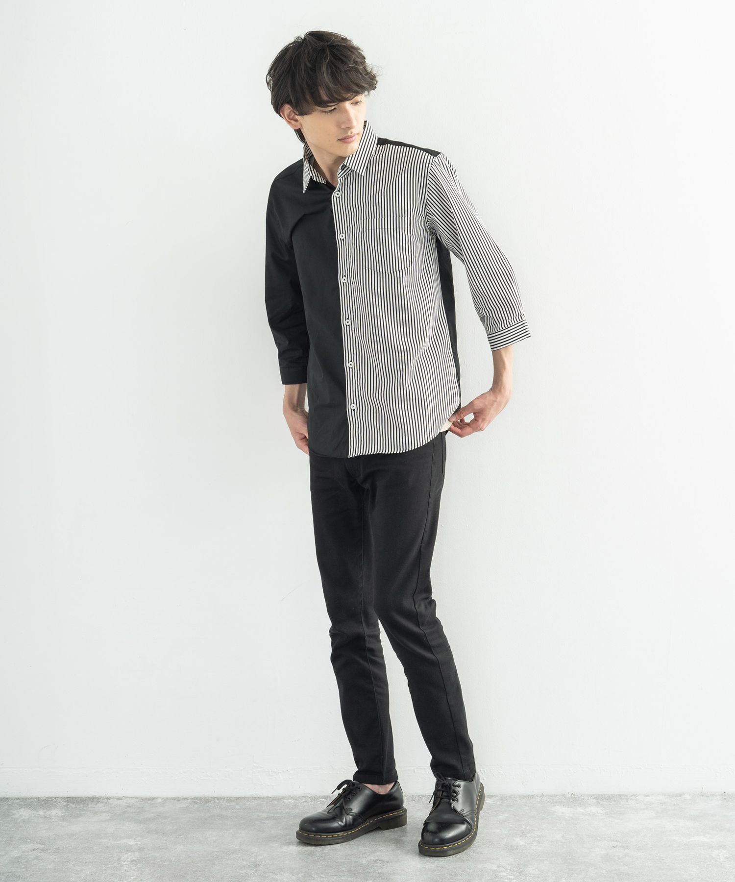 美品　MONTESARO NAPOLIモンテサーロ ナポリ　ストライプシャツ シャツNo.159 MONTESARO モンテサーロのシャツ | シャツと休む