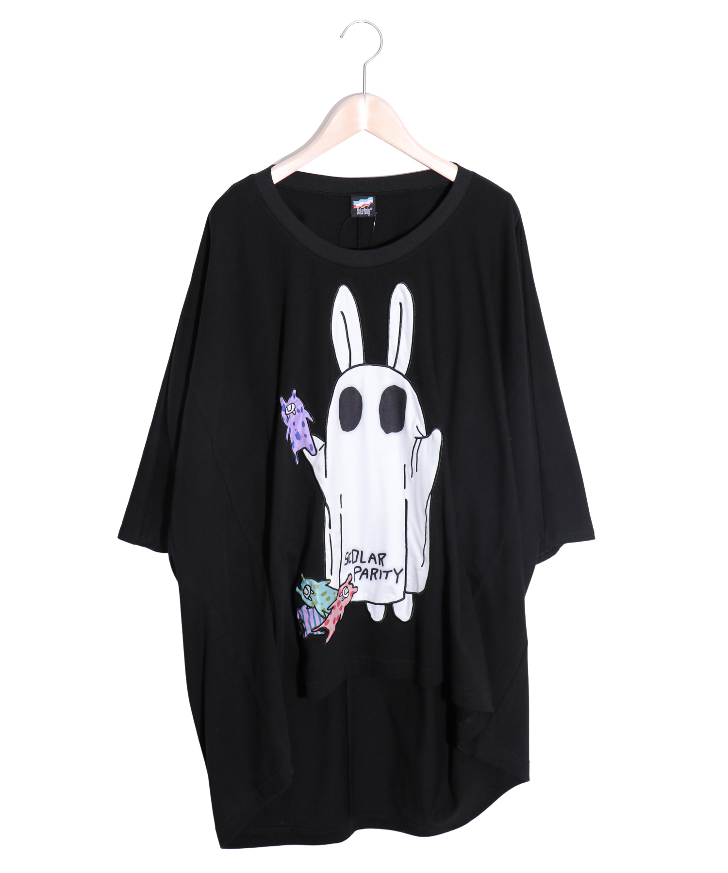 クーポン】【セール 30%OFF】おばけごっこウサギ柄Tシャツ クーポン】【セール 30%OFF】おばけごっこウサギ柄Tシャツ