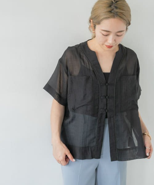セール 60 Off チャイナボタンパイピングシャツ アイテムズ アーバンリサーチ レディース Items Urbanresearch D Fashion セール 60 Off チャイナボタンパイピングシャツ アイテムズ アーバンリサーチ レディース Items Urbanresearch D Fashion