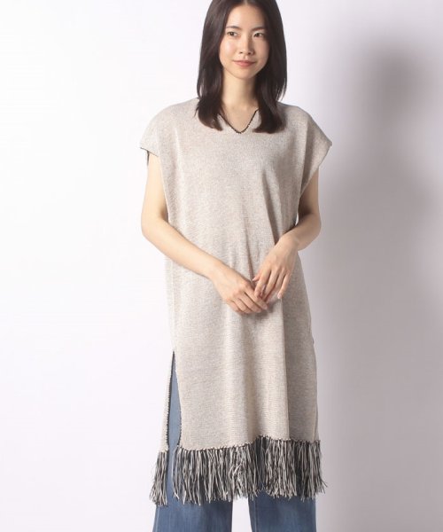 セール55 Off 麻混テープヤーンフリンジワンピース ブージュルード Bou Jeloud D Fashion セール55 Off 麻混テープヤーンフリンジワンピース ブージュルード Bou Jeloud D Fashion