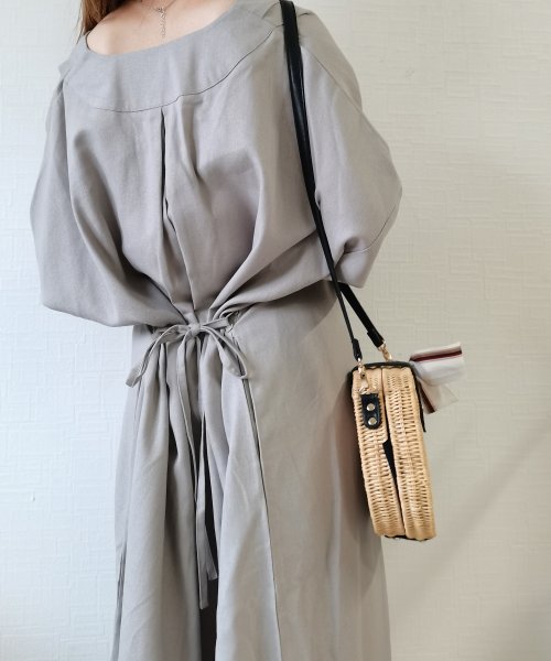 綿麻の涼しいワンピース Aimoha アイモハ Aimoha D Fashion