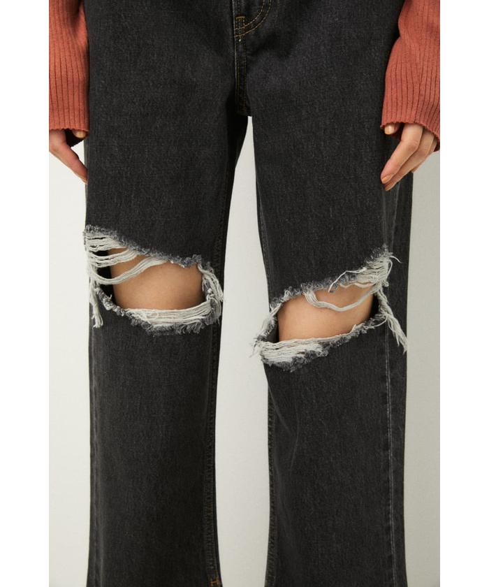 laguagem クラッシュ ローライズ デニム CRASH LOOSE DENIM(504136283) | ラグアジェム(LAGUA GEM) - d