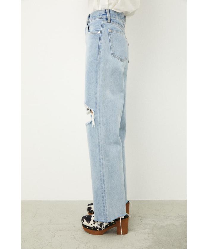 laguagem クラッシュ ローライズ デニム CRASH LOOSE DENIM(504136283) | ラグアジェム(LAGUA GEM) - d