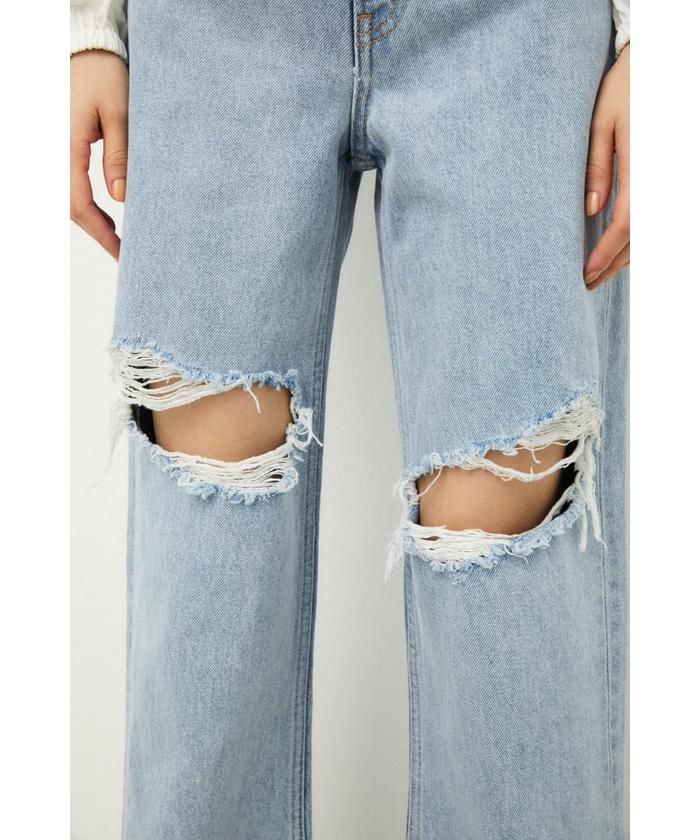laguagem クラッシュ ローライズ デニム CRASH LOOSE DENIM(504136283) | ラグアジェム(LAGUA GEM) - d