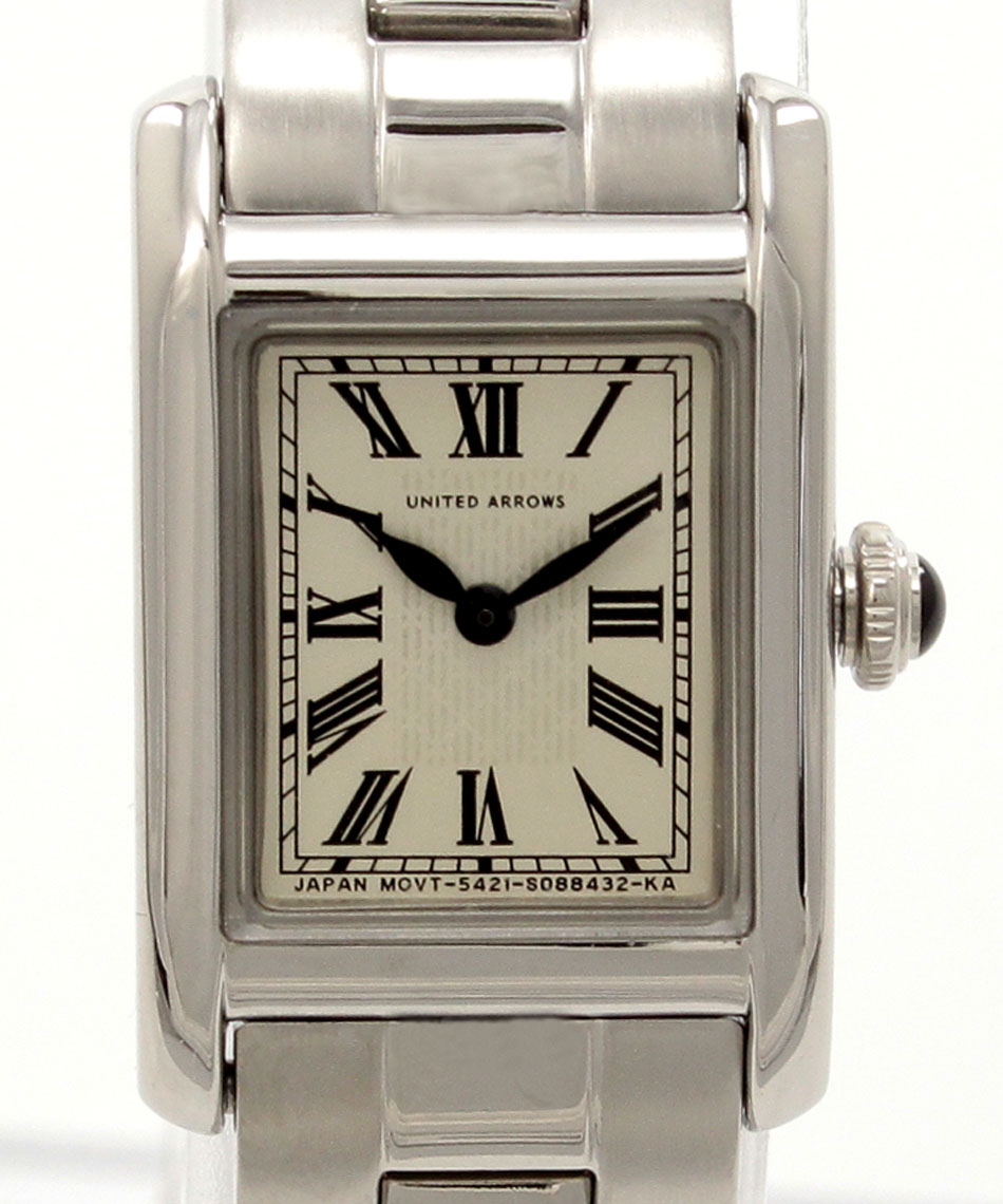UAB スクエア メタル 腕時計　ユナイテッドアローズ定番の時計になります