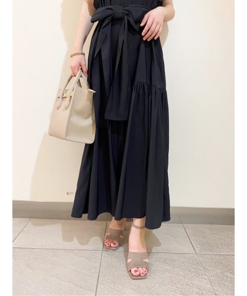 セール 50 Off Sustainableタフタロングボリュームワンピース スナイデル Snidel D Fashion
