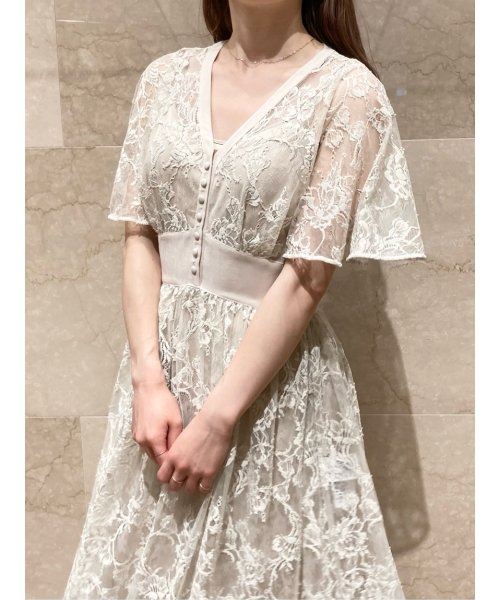 スイッチングレースドレス スナイデル Snidel D Fashion