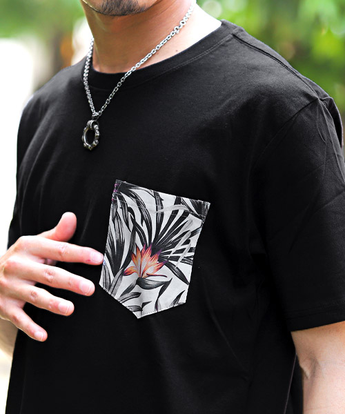 花柄 半袖シャツ 新品 タグ付き モノクロ花柄襟付半袖シャツ 春夏新作 韓国ファッション[品番