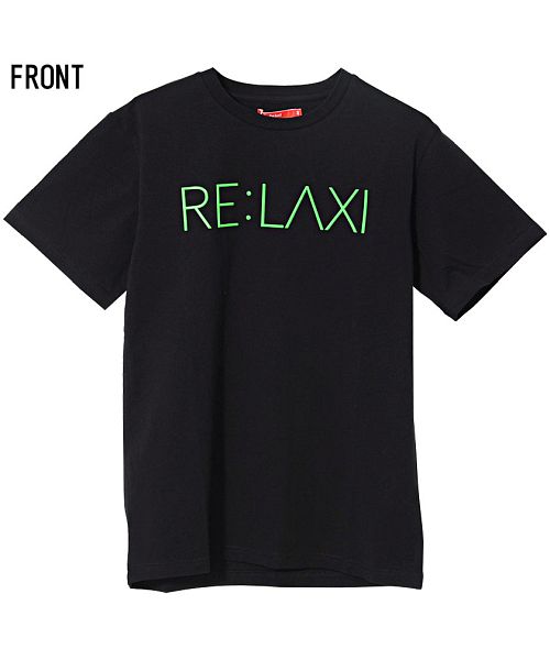Re:luxi 3Dロゴプリントクルーネック半袖Tシャツ メンズ 半袖 ブランド 