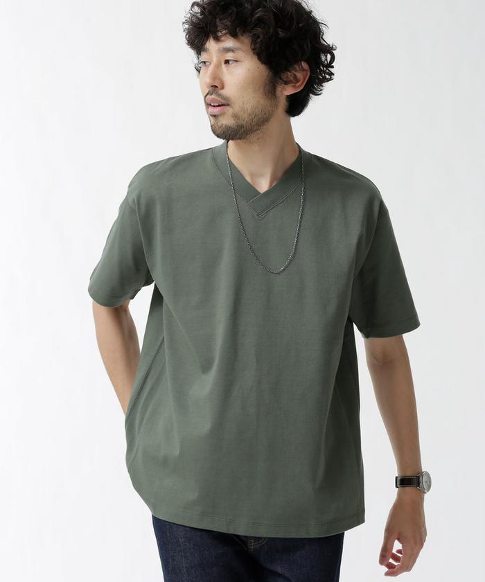 セール 70%OFF】NO MUFFINスタンディングワイドVネックＴシャツ(504037899) | ナノ・ユニバース(nano・universe)  - d fashion