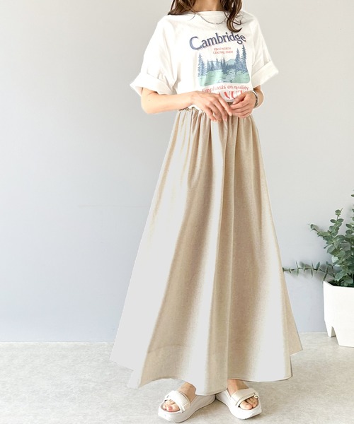 クーポン】【セール50%OFF】さらり、たっぷりフレア。リラックス