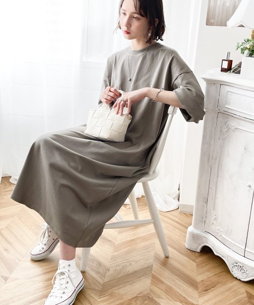セール60 Off ポケット付きロング マキシ丈ゆったりコットン 空紡糸 ワンピース クラシカルエルフ Classical Elf D Fashion