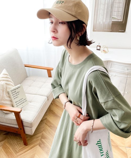 クーポン セール60 Off ポケット付きロング マキシ丈ゆったりコットン 空紡糸 ワンピース クラシカルエルフ Classical Elf D Fashion