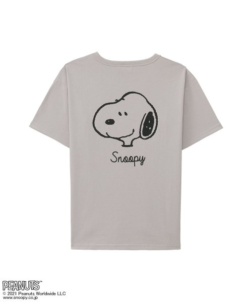 Peanuts スヌーピー バックプリント Tシャツ 上下セット エメフィール Aimerfeel D Fashion