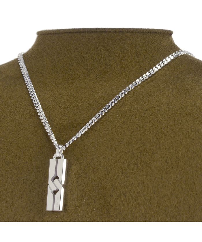 GUCCI/グッチ】 ドーナツ型 ロング ネックレス シルバー925 66.0
