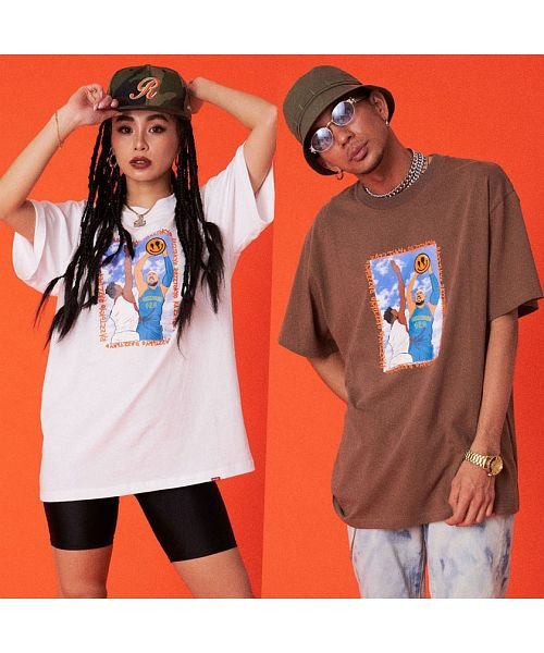 Razzis スマイルバスケットボールプリントクルーネック半袖tシャツ メンズ Razzis ラズ ブランド おしゃれ トップス カットソー スマイル バスケッ ラズ Razz D Fashion Razzis スマイルバスケットボールプリントクルーネック半袖tシャツ メンズ Razzis ラズ ブランド おしゃれ トップス カットソー スマイル バスケッ ラズ Razz D Fashion