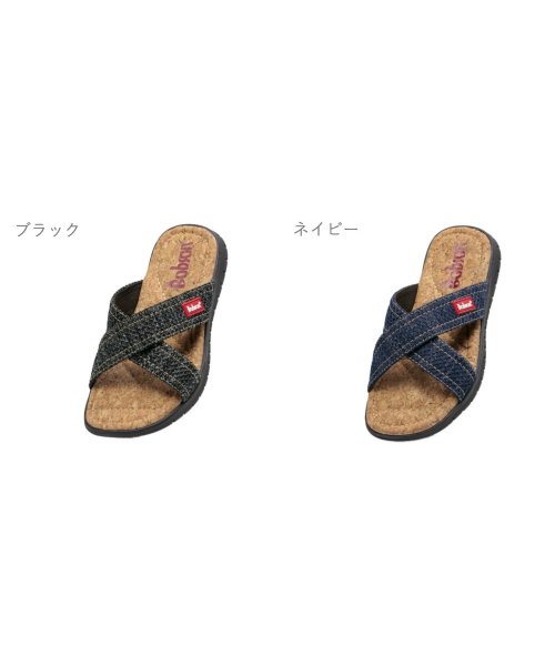 セール メンズ サンダル ボブソン Bobson クロスベルト オシャレ コルクサンダル 軽量 Kh フットプレイス Foot Place D Fashion