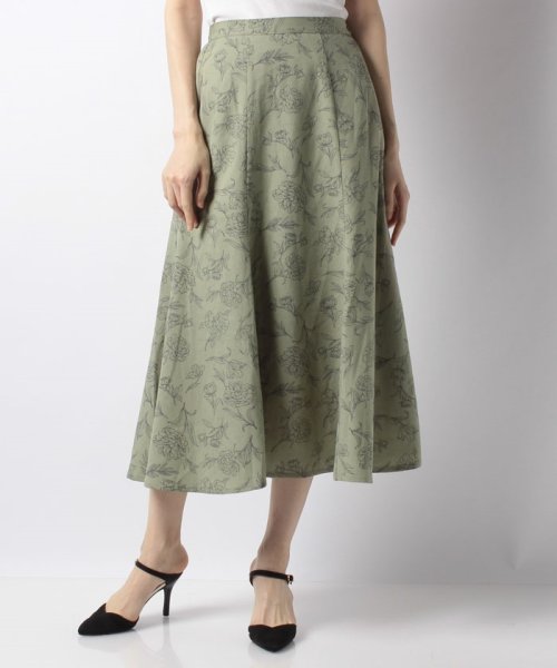 クーポン セール 60 Off 線画花柄スカート ナイスクラップ アウトレット Nice Claup Outlet D Fashion