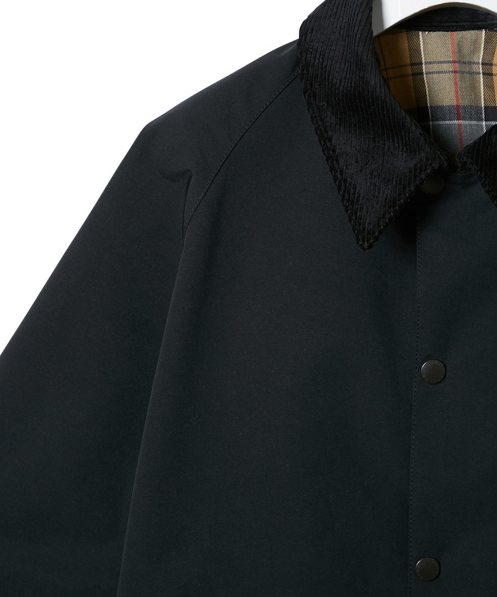 【タグ付き】アダム エ ロペ 別注バブアーリバーシブルブルゾン(36/S) 別注》【BARBOUR/バブアー】TRANSPORT リバーシブルブルゾン