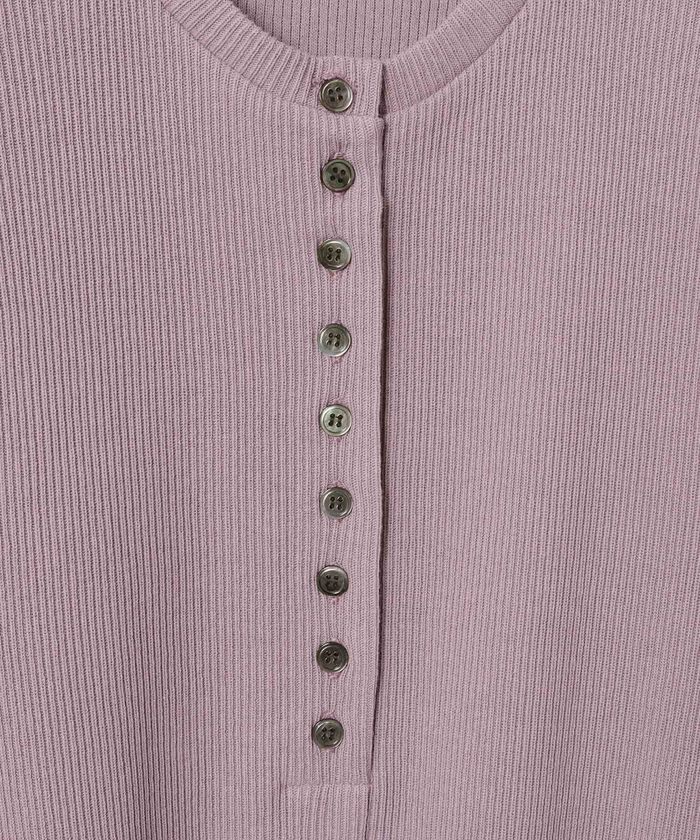 セール 30%OFF】【WEB限定】ボタンディテールロングスリーブ セール 30%OFF】【WEB限定】ボタンディテールロングスリーブ