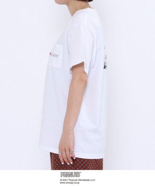 ウィメンズ クリニクラウン Peanuts Tシャツ21ss Snoopy スヌーピー コーエン Coen D Fashion