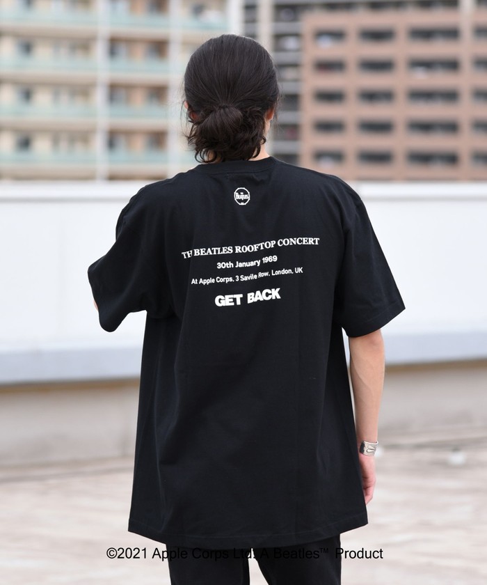 ビートルズ GET BACK Tシャツ 黒 S 正規品 未使用に近い セール 50%OFF】【WEB限定】SHIPS: 〈THE BEATLES〉Get Back T