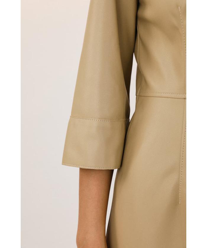 セール 50%OFF】SKIN LEATHER ワンピース(503428069) | スライ