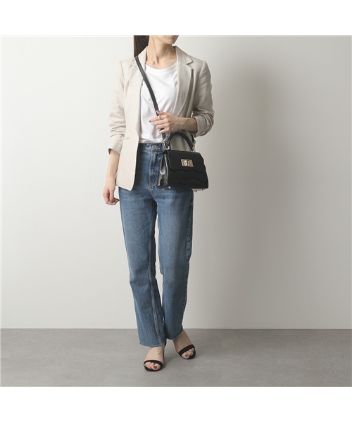 Furla(フルラ)】WB00109 A.0301 1927 エナメルレザー ハンドバッグ Furla(フルラ)】WB00109 A.0301 1927 エナメルレザー ハンドバッグ