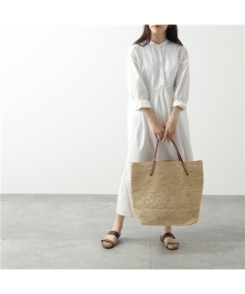 セール 10%OFF】【Sans Arcidet(サンアルシデ)】BEBY BAG LARGE レザーハンドル かご カゴバッグ トートバッグ  ハンドバッグ 鞄 レディース(504146908) | サンアルシデ(Sans Arcidet) - d fashion