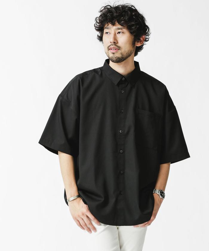 セール】エントリースーパービッグシャツ/半袖(504090041) | ナノ 