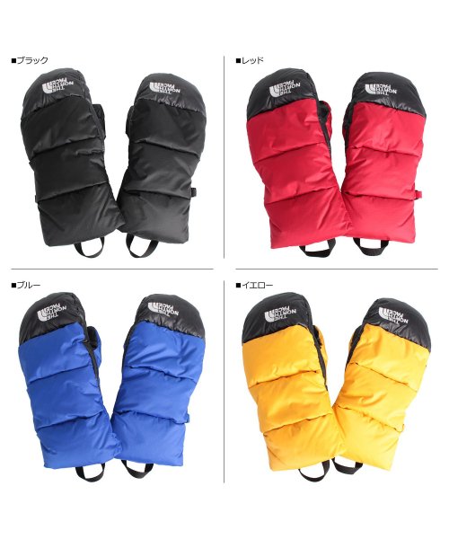 ノースフェイス The North Face ヌプシ 手袋 グローブ キッズ Youth Nuptse Mitt ブラック レッド ブルー イエロー 黒 Nf0 ザノースフェイス Thenorthface D Fashion
