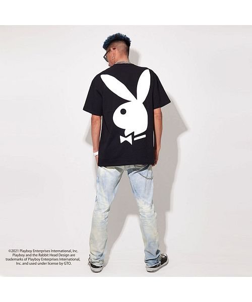 Razzi Play Boy バックプリント入りロゴ刺繍半袖tシャツ メンズ Play Boy プレイボーイ Razzis ラズ ブランド おしゃれ トップス ラズ Razz D Fashion Razzi Play Boy バックプリント入りロゴ刺繍半袖tシャツ メンズ Play Boy プレイボーイ Razzis ラズ ブランド おしゃれ トップス ラズ Razz D Fashion