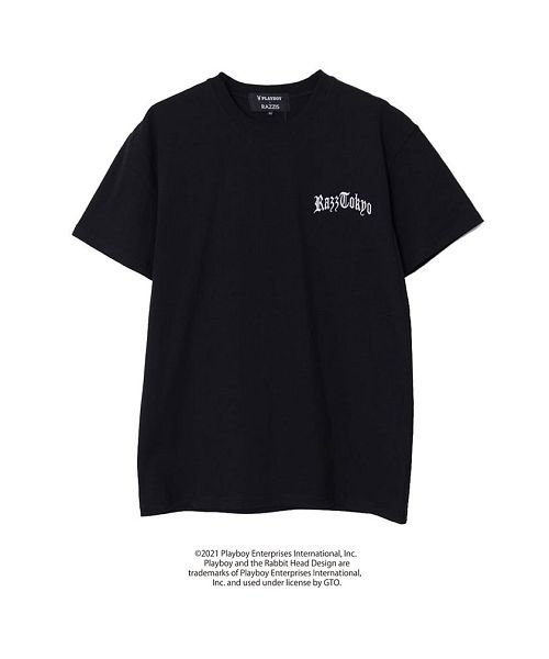 Razzi Play Boy バックプリント入りロゴ刺繍半袖tシャツ メンズ Play Boy プレイボーイ Razzis ラズ ブランド おしゃれ トップス ラズ Razz D Fashion Razzi Play Boy バックプリント入りロゴ刺繍半袖tシャツ メンズ Play Boy プレイボーイ Razzis ラズ ブランド おしゃれ トップス ラズ Razz D Fashion
