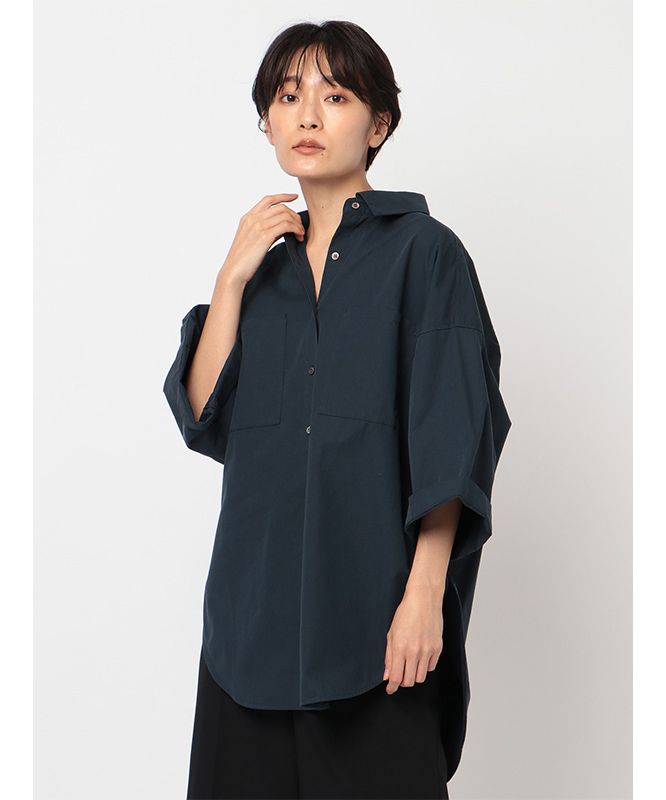 ETRE TOKYO ハーフスリーブオーバーシャツ　完売シャツ 近年 ETRE TOKYO（エトレトウキョウ）の「ハーフスリーブオーバー